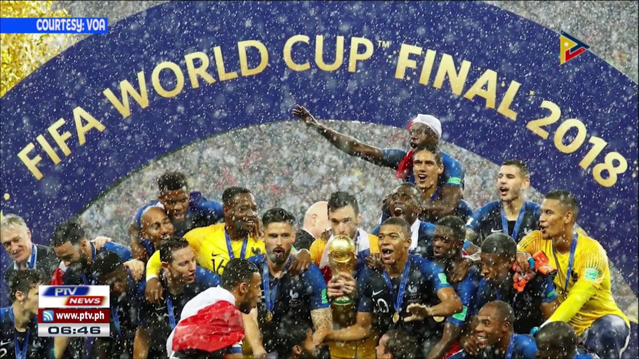 #PTVNEWS: Koponan ng France, kampeon sa FIFA 2018 World Cup