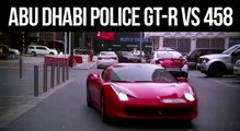 Nissan Gtr Vs Ferrari 458 - (police car Vs Racing Engine)