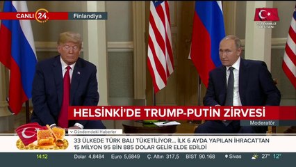 Helsinki'de Trump-Putin zirvesi
