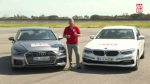 VÍDEO: Comparativa Audi A6 2018 contra BMW Serie 5, ¿cuál es mejor?