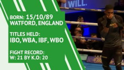 Anthony Joshua - fighter profile