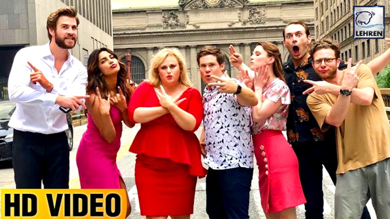 Priyanka Chopra Dances On Street With Liam Hemsworth & Isn't It Romantic Cast