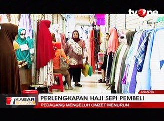Toko Perlengkapan Haji di Pasar Tanah Abang Sepi Pembeli