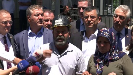 Soma'daki maden faciasında yakınlarını kaybedenler Ankara'da
