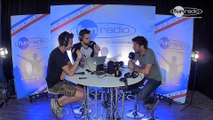 Maxime Ferrant, directeur de l'EMF en interview dans le studio de Fun Radio