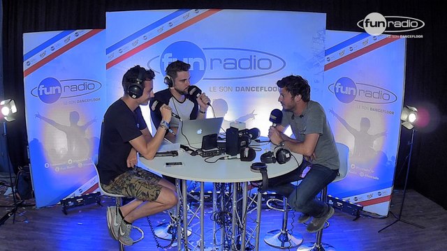 Maxime Ferrant, directeur de l'EMF en interview dans le studio de Fun Radio