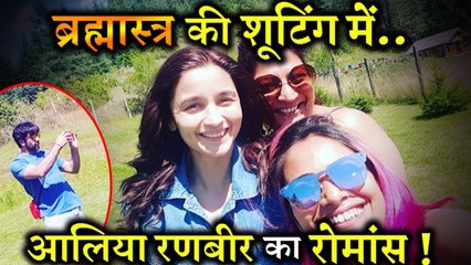 Video herunterladen: Lovebirds Alia Bhatt And Ranbir Kapoor Having Blast At Bulgaria During Bramhastra Shooting