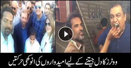 How candidates are trying to woo voters