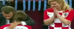 فيديو بكاء رئيسة كرواتيا في آخر لحظات نهائي كأس العالم يذيب القلوب