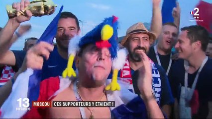 Coupe du monde 2018 : la joie des supporters français à Moscou