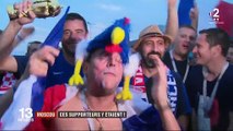Coupe du monde 2018 : la joie des supporters français à Moscou