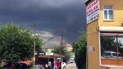 İstanbul'da hortum paniği