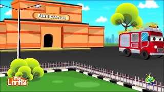 Street Vehicles - Cars & Trucks for Kids w Police Car and Fire Truck - Children Cartoons & Songs