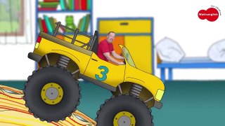 Monster Trucks Toys for Children + MORE Stories for Kids | Steve and Maggie by Wow English