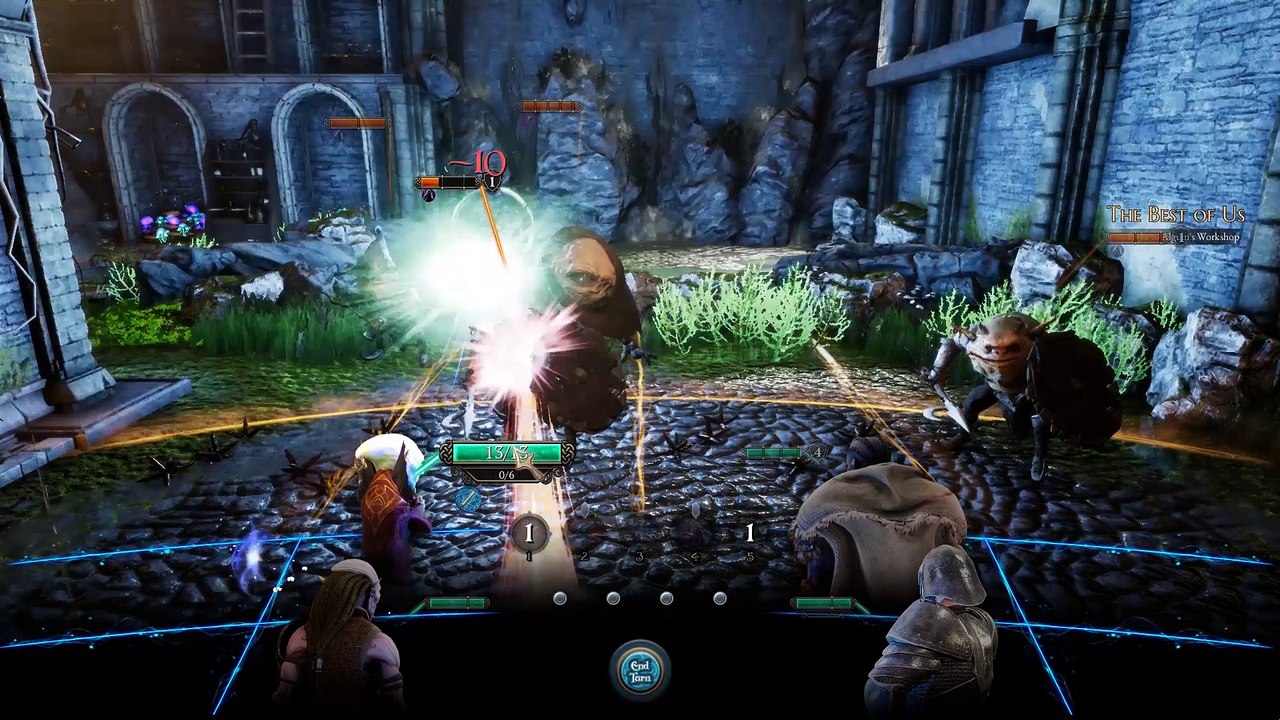 The Bard's Tale IV - gameplay : premiers combats