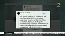 Capturan en Argentina al prófugo coronel chileno Sergio Jara