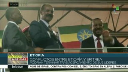 Líderes de Eritrea y Etiopía pronuncian un mensaje de amistad