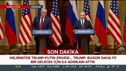 Helsinki'de Trump-Putin Zirvesi