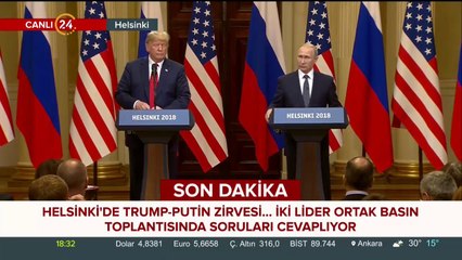 Helsinki'de Trump-Putin Zirvesi
