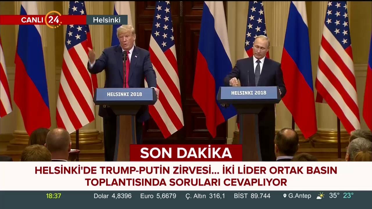 Helsinki'de Trump-Putin Zirvesi