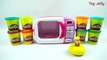 PEZ Candy Toys and Bubble Gum Microwave Kitchen Playset Learn Colors for Children Baby Fin