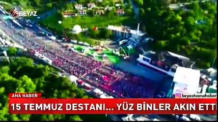 15 Temmuz destanı... Yüz binler akın etti!