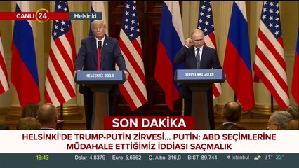 Helsinki'de Trump-Putin Zirvesi