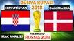 Hırvatistan - Danimarka Maç Özeti Öncesi Analiz Dünya Kupası 2018