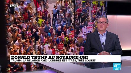 Trump au Royaume-Uni: "Il revient à l''attaque contre ses propres alliés, c''est du jamais-vu"