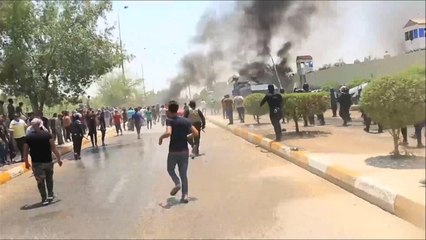 استمرار المظاهرات بالبصرة لليوم السابع على التوالي