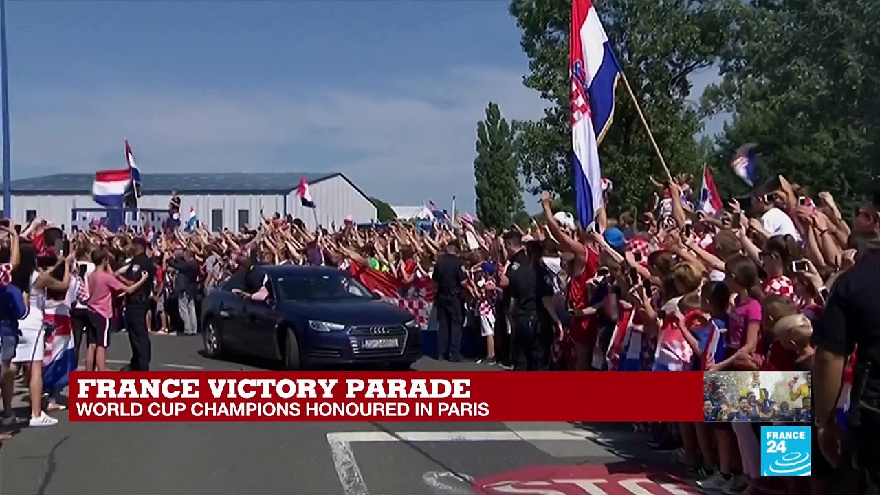 Croatian players received as heroes in Zagreb