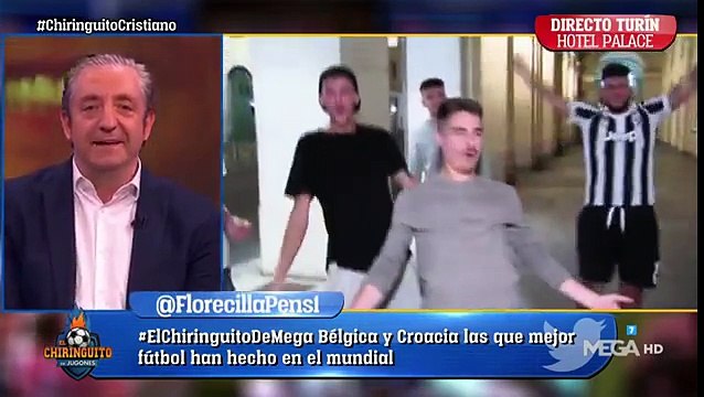 Adeptos da Juve gozam jornalista Espanhol adepto do Real Madrid