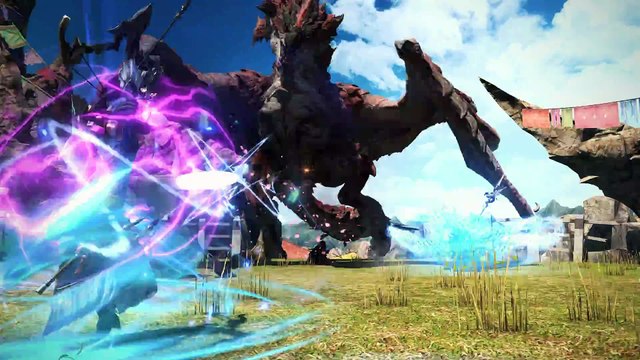 Final Fantasy XIV - Trailer de collaboration avec Monster Hunter World