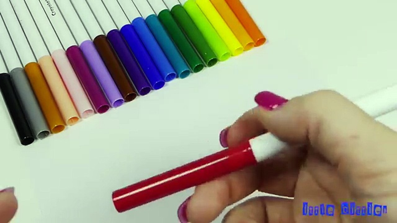 ABCDEFGHIJKLMNOPQRSTUVWXYZ Learn Alphabet with Crayola Markers ABC Song