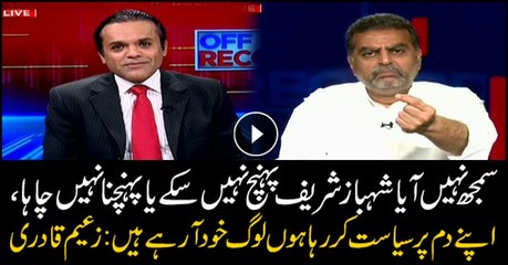 Couldn't comprehend whether Shehbaz could not reach or didn't want to reach airport: Zaeem