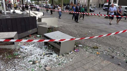 Paris cleans up looting damage before France victory parade