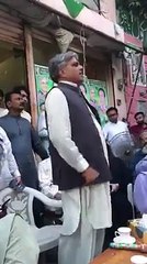 PMLN Ex-Minister Barjees Tahir Started Crying During Election Campaign On Maryam Nawaz's Conviction