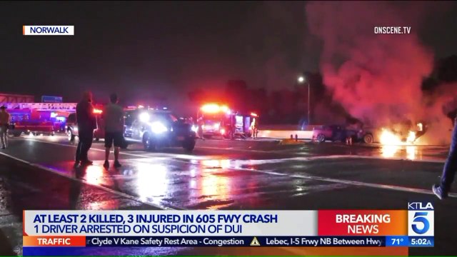 At Least 2 Killed, Several Injured in Suspected DUI Crash on Southern California Freeway