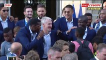 Les bleus chantent la chanson de N'Golo Kanté à l'Elysée