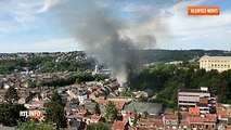 Verviers: important incendie à la rue de Stembert