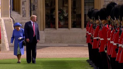 英 왕실, 트럼프 '외면'...트럼프, 여왕에 '결례' / YTN