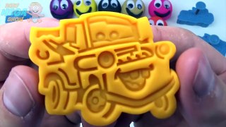 Play and Colours Smiley Face with Cars 2 Molds McQueen Fun and Creative for Kids