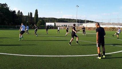 Premier entraînement de Stéphane Jaspart à Huy