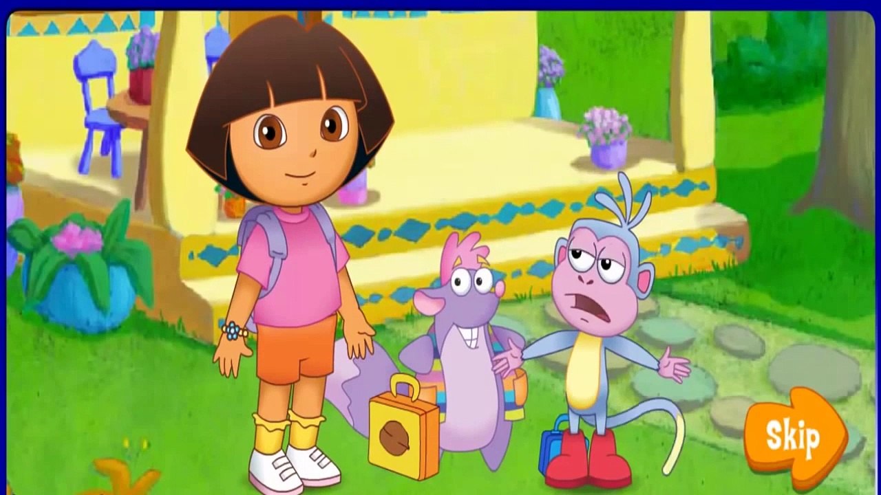Dora The Explorer Doras First Day at School Full Game cartoon Episode in En...