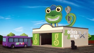 Bobby the Bus visits Geckos Garage | Bus Video For Kids