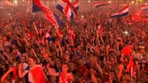 Le coin des supporters - Les fans croates mettent le feu à Zagreb