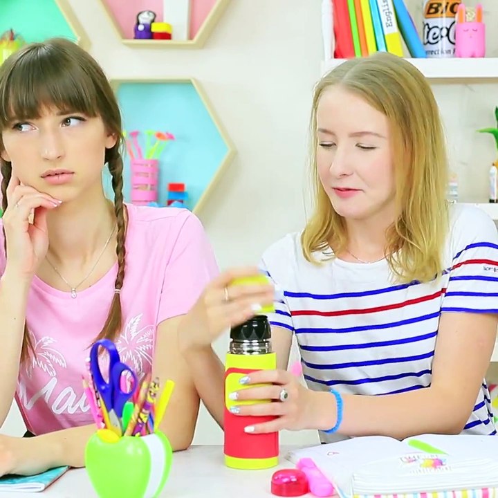 9 Weird Ways To Sneak Food Into Class / Summer Pranks! Full video: