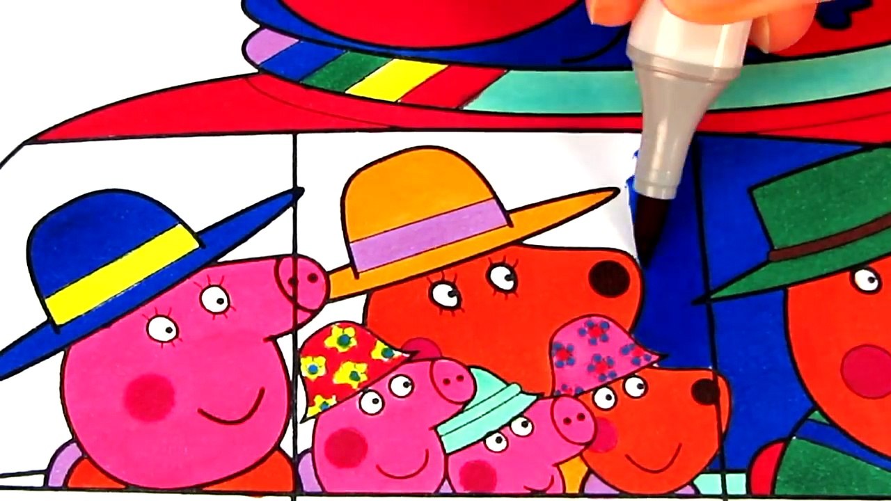Peppa Pig Driving a Car Coloring Pages Peppa Coloring Book Drawing