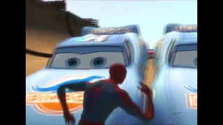 Spiderman Cars ☆ Corrida de Carros Spiderman e Cars ☆ Relâmpago Mcqueen, Homem Aranha e Di