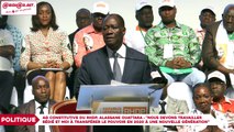 AG constitutive du RHDP, le président Alassane Ouattara : 